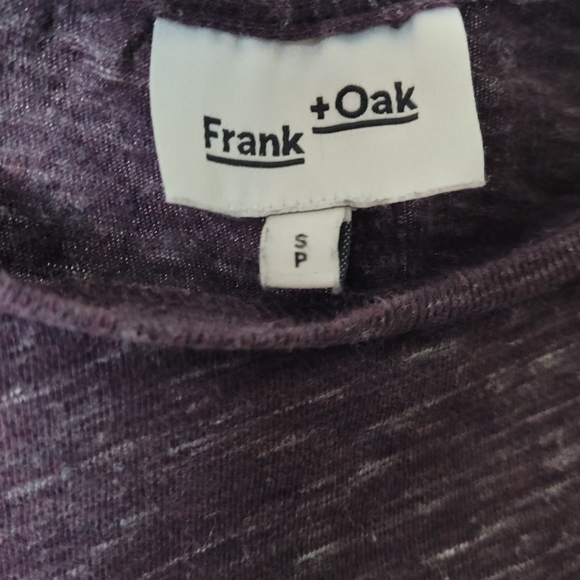 FRANK + OAK Tee Shirt Short Sleeve Heather Solid - Picture 4 of 5